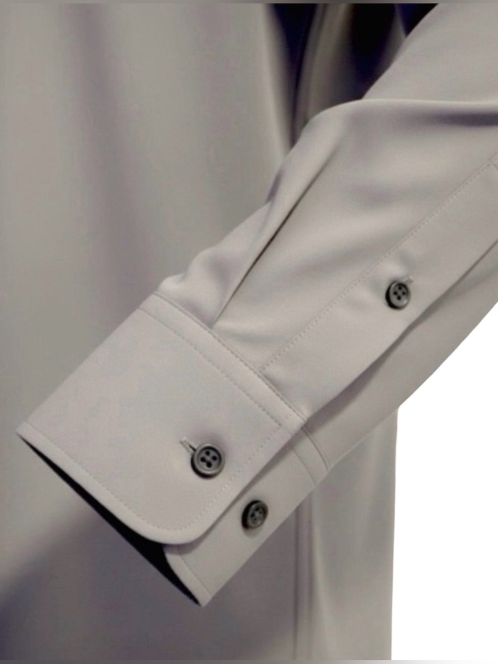Salvatore Ferragamo Men's Classic Gray Dress Shirt. XXL - Picture 6 of 9